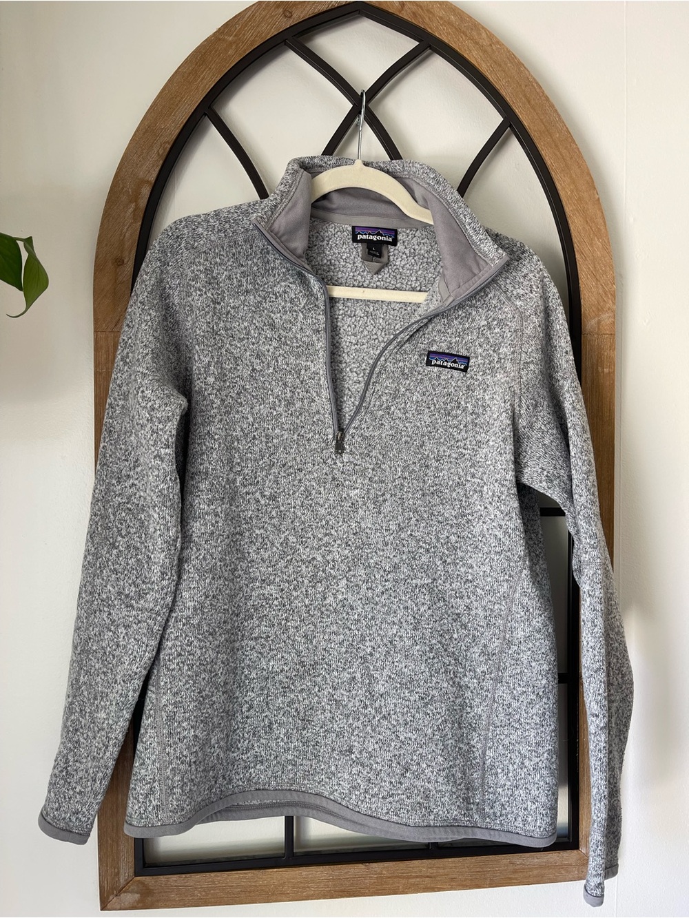 Patagonia Women’s Heather Gray Half-Zip Pullover